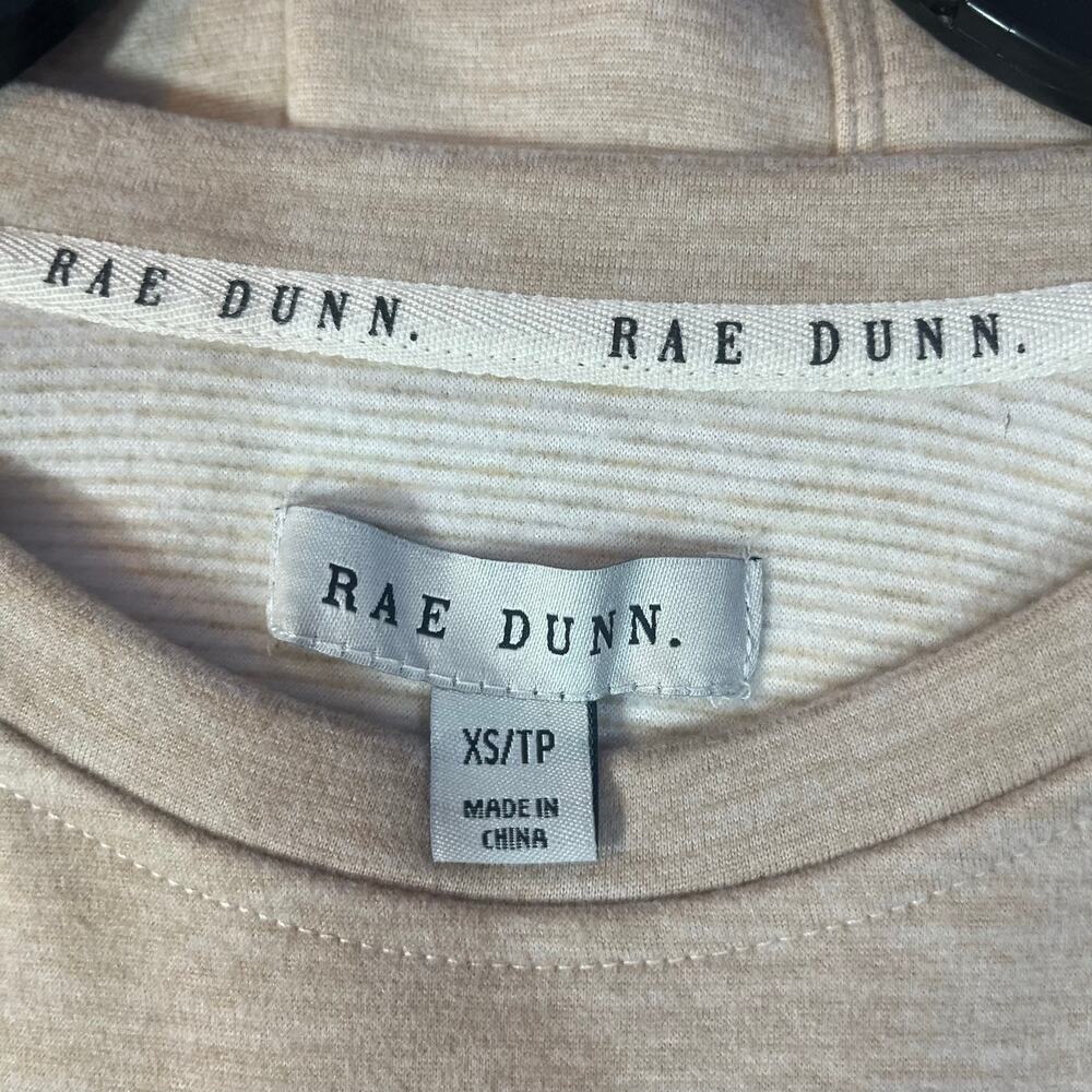 Rae Dunn 2 piece pajama set “but first, coffee” crew neck and pants size XS/TP - Picture 3 of 10